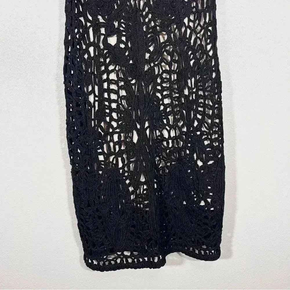 Dolce Cabo Black Crochet Dress - Picture 5 of 8